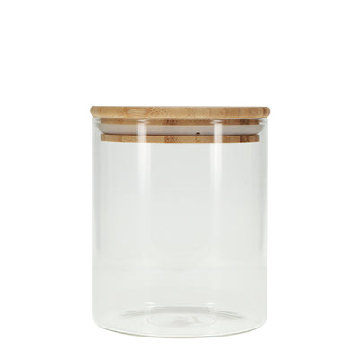 Glass Canister with Bamboo Lid 750ml