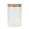 Glass Canister with Bamboo Lid 1L